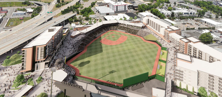 smokies baseball stadium construction